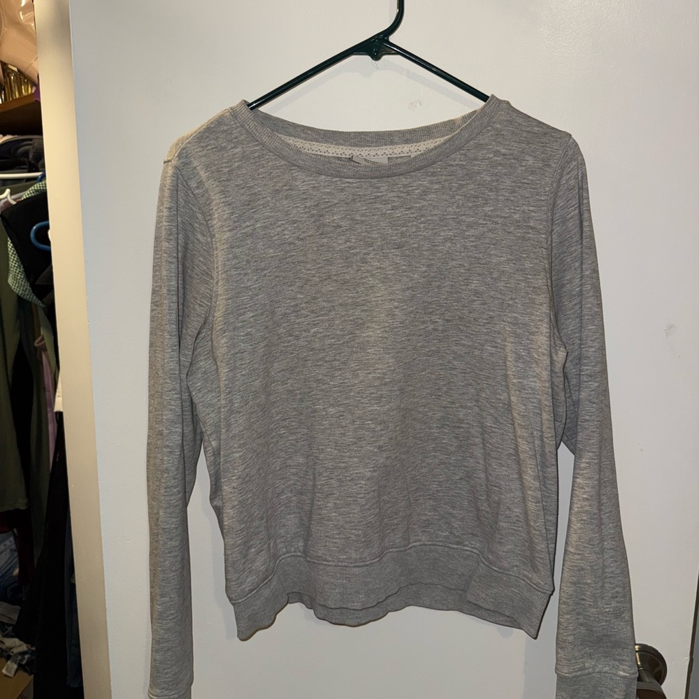 Gray Women's Long Sleeve Top